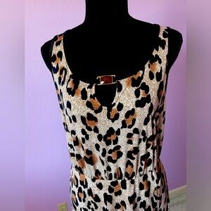 Sleeveless light dress for summer